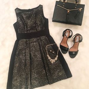 Black and Gold Dress